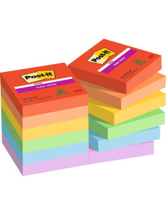 PACK 12 BLOCS NOTAS POST-IT PLAYFUL 47,6x47,67mm