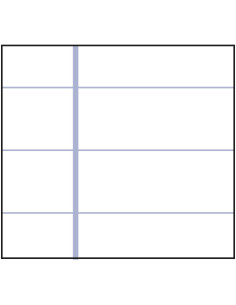 CUADERNO GOFRADO PACSA A4 HORIZONTAL CON MÁRGEN 2