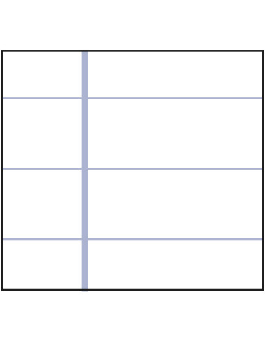 LIBRETA GRAPADA PACSA NOVENTAGRAMOS 48h A4 HORIZONTAL CON MARGEN