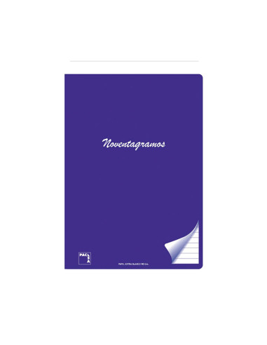 LIBRETA GRAPADA PACSA NOVENTAGRAMOS 48h A4 PAUTA 25 CON MARGEN