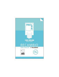 RECAMBIO 100h PACSA ESCOLAR HORIZONTAL CON MARGEN