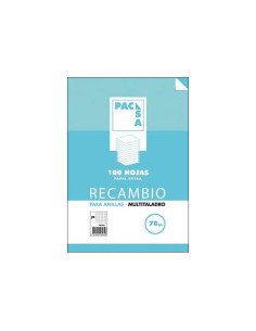 RECAMBIO 100h PACSA ESCOLAR 4x4 CON MARGEN MULTITALADRO