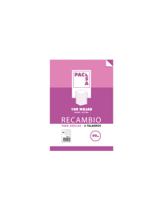 RECAMBIO PACSA 100h A4 PAUTA 25 CON MARGEN