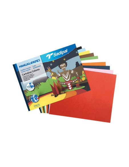 CUADERNO 10h CARTULINA SADIPAL 32x24cm