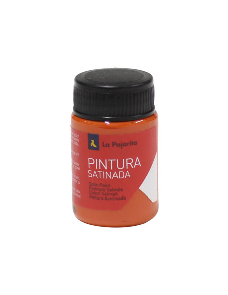 LA PAJARITA TÉMPERA ESCOLAR BOTE DE 35ML SATINADA NARANJA L-06
