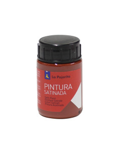 LA PAJARITA TÉMPERA ESCOLAR BOTE DE 35ML SATINADA  ROJO OXIDO L-08