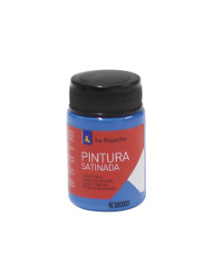 LA PAJARITA TÉMPERA ESCOLAR BOTE DE 35ML SATINADA AZUL INTENSO L-12