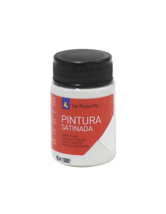 LA PAJARITA TÉMPERA ESCOLAR BOTE DE 35ML SATINADA GRIS PLATA L-19
