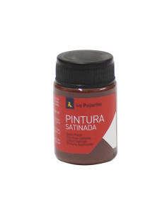 LA PAJARITA TÉMPERA ESCOLAR BOTE DE 35ML SATINADA MARRON CASTAÑO L-32