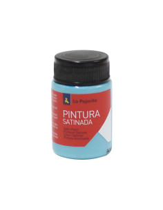 LA PAJARITA TÉMPERA ESCOLAR BOTE DE 35ML SATINADA AZUL TURQUESA L-35