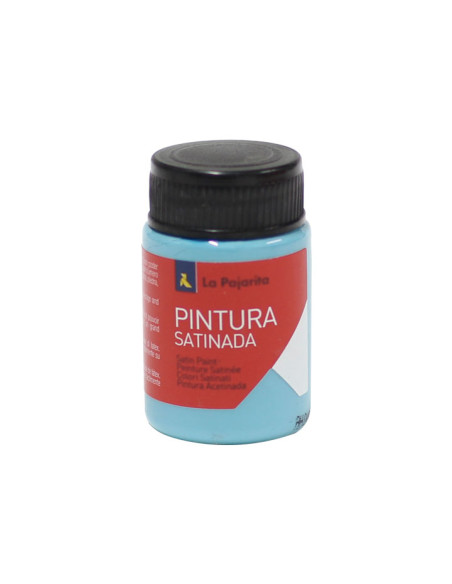 LA PAJARITA TÉMPERA ESCOLAR BOTE DE 35ML SATINADA AZUL TURQUESA L-35