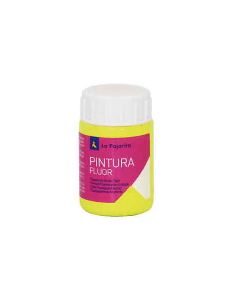 BOTE PINTURA ACRÍLICA LA PAJARITA 75ml FLÚOR