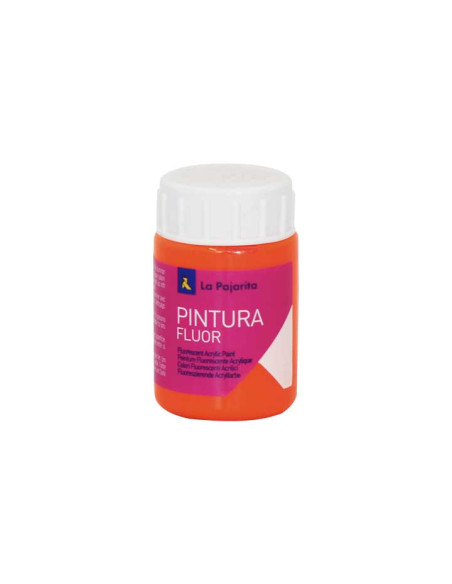BOTE PINTURA ACRÍLICA LA PAJARITA 75ml FLÚOR