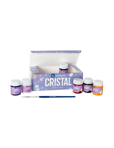 LA PAJARITA PINTURA CRISTAL PARA SUPERFICIES NO POROSAS COLORES SURTIDOS