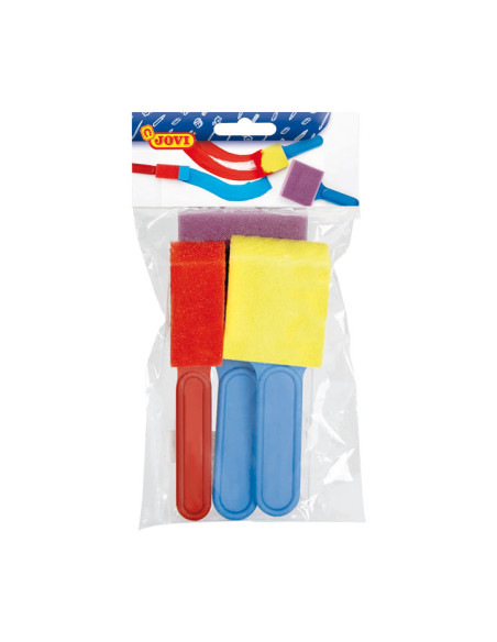 SET 3 PINCELES JOVI DE ESPUMA GRANDES