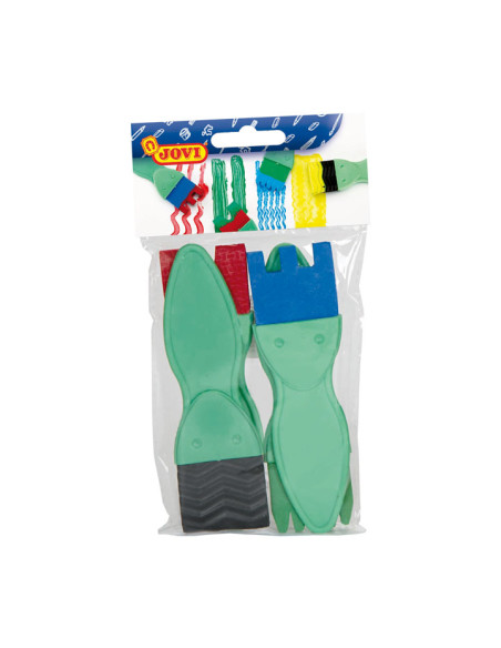 SET 4 PINCELES JOVI DE GOMA