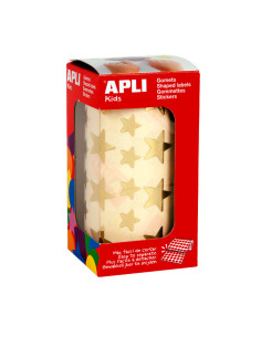 ROLLO GOMETS APLI ESTRELLAS METALIZADAS 2 TAMAÑOS