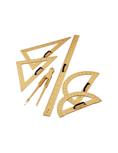 SET 5 PIEZAS FAIBO REGLAS PARA PIZARRA