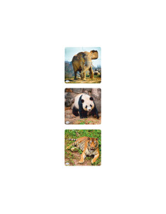 SET 3 PUZZLES PROGRESIVOS MINILAND ANIMALES 2