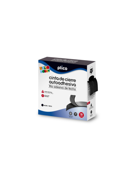 CINTA DE CIERRE ADHSEIVA PLICO VELCRO 10m