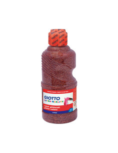 GIOTTO TÉMPERA GLITTER BRONCE BOTELLA 250 ML