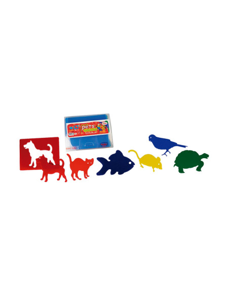SET 6 PLANTILLAS HENBEA MASCOTAS