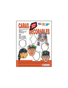 BOLSA 14 CARETAS NIEFENVER PARA DECORAR PERSONAS