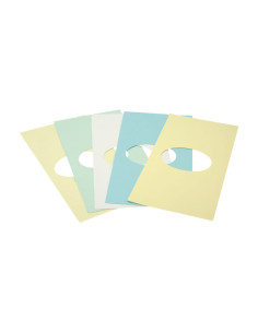 PAQUETE 25 TARJETAS DE FELICITACIÓN NIEFENVER OVALADAS