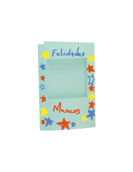 PAQUETE 25 TARJETAS DE FELICITACIÓN NIEFENVER CUADRADAS