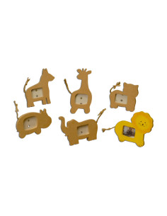 BOLSA 6 MARCOS NIEFENVER MADERA ANIMALES