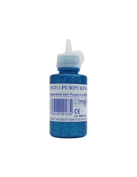 PURPURINA NIEFENVER GLITTER AZUL bote de 60gr