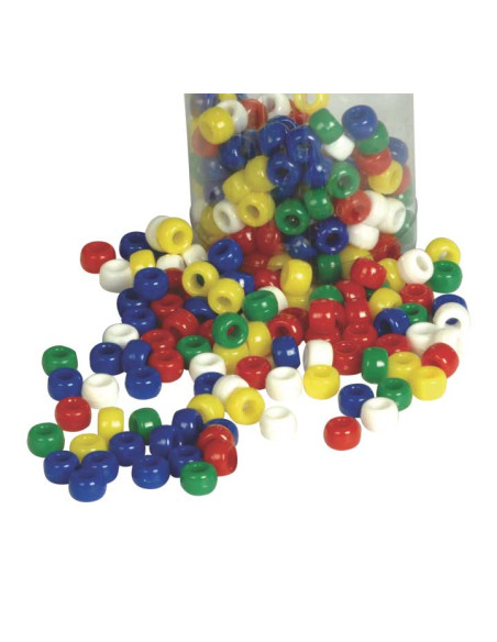 ABALORIOS PLASTICO  NIEFENVER 300 UNIDADES COLORES OPACOS SURTIDOS