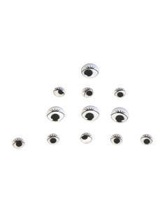 BOLSA 100 OJOS MÓVILES NIEFENVER CON PESTAÑAS