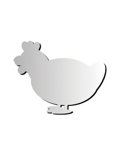 ESPEJO DE ANIMALES HENBEA GALLINA