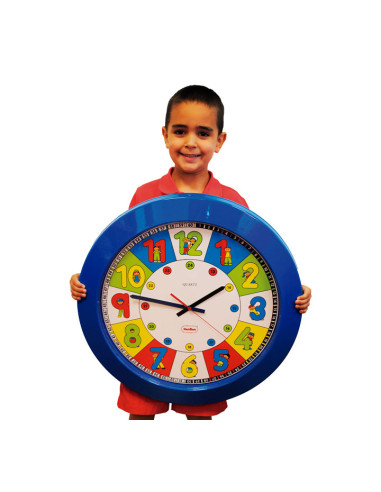 RELOJ GIGANTE HENBEA ESCOLAR ANIMALES