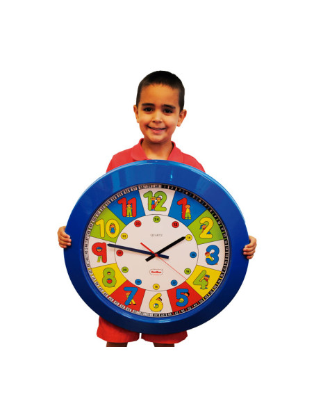RELOJ GIGANTE HENBEA ESCOLAR ANIMALES