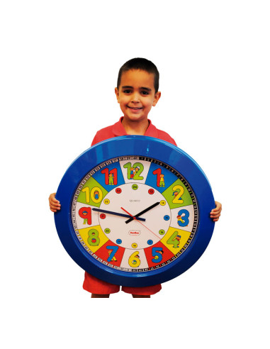RELOJ GIGANTE HENBEA ESCOLAR NÚMEROS