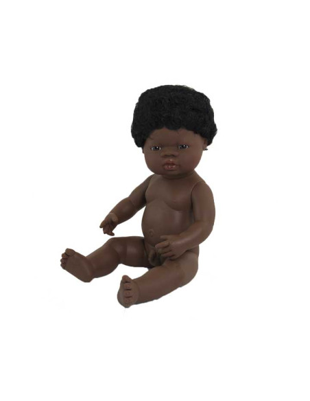 MUÑECO MINILAND NIÑO AFRICANO