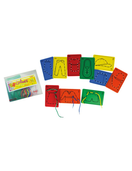 SET 10 TARJETAS PARA HILAR HENBEA ROPA