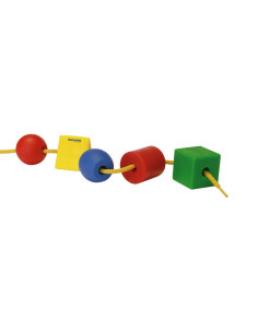 BOTE 100 CUENTAS ENSARTABLES MINILAND FORMAS 2