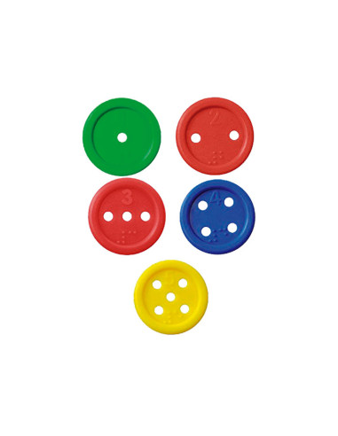 BOTE 140 BOTONES ENSARTABLES MINILAND