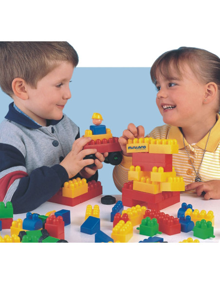 CONTENEDOR MINILAND DE 120 BLOCS PARA CONSTRUCCIONES