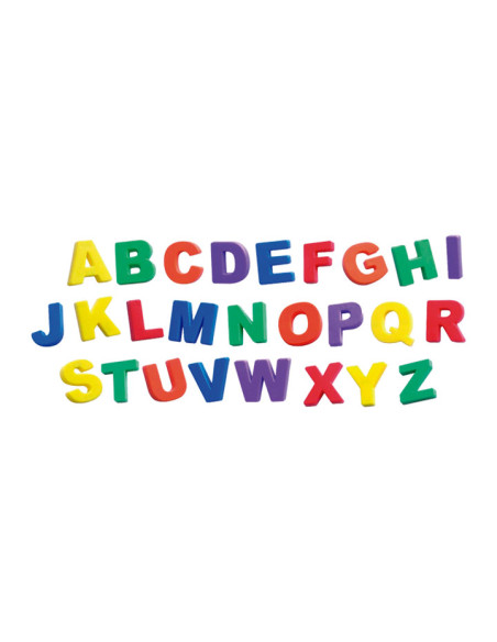 BOTE 74 LETRAS MAGNÉTICAS MINILAND MAYÚSCULAS JUMBO 44mm