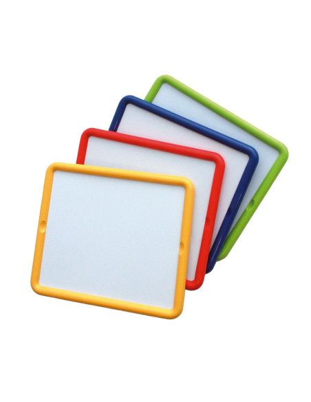 SET DE 4 PIZARRAS 30x 26cm  DOS CARAS para letras magnéticas
