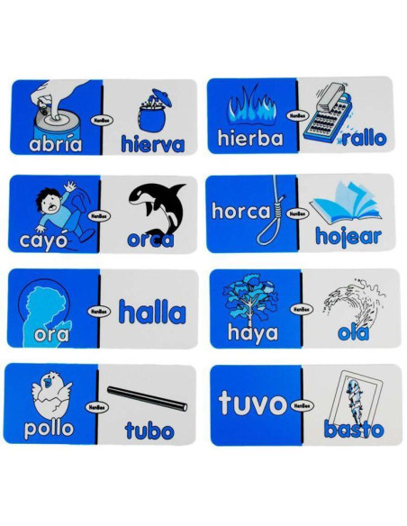 DOMINÓ HENBEA PALABRAS HOMÓFONAS