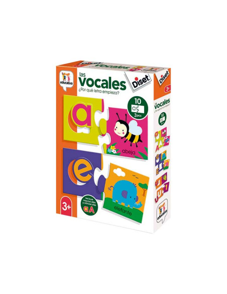 PUZZLE DISET LAS VOCALES