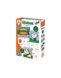 PUZZLE CON ENCAJE DISET LAS SÍLABAS
