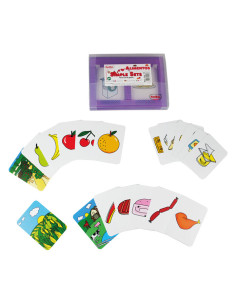 SET 9 TARJETAS HENBEA DE FAMILIAS ALIMENTOS
