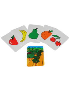 SET 9 TARJETAS HENBEA DE FAMILIAS ALIMENTOS 2