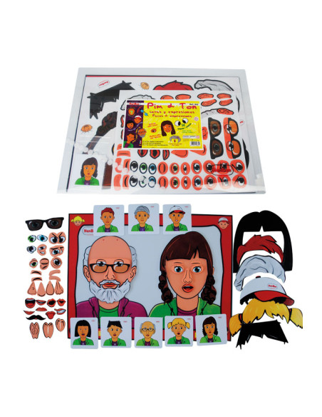 JUEGO HENBEA PIN Y TOM CARAS Y EXPRESIONES